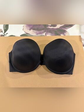 Victoria's Secret Black Strapless Bustier Bra
